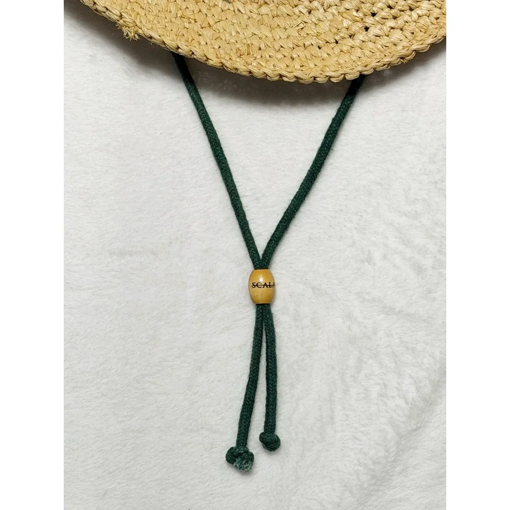Scala Women's Crocheted Twisted Raffia Outback Beach Sun Hat High End Timeless